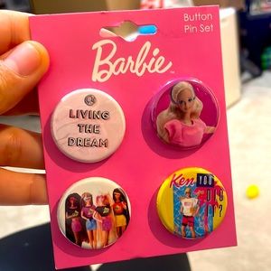 4pcs Barbie pin set